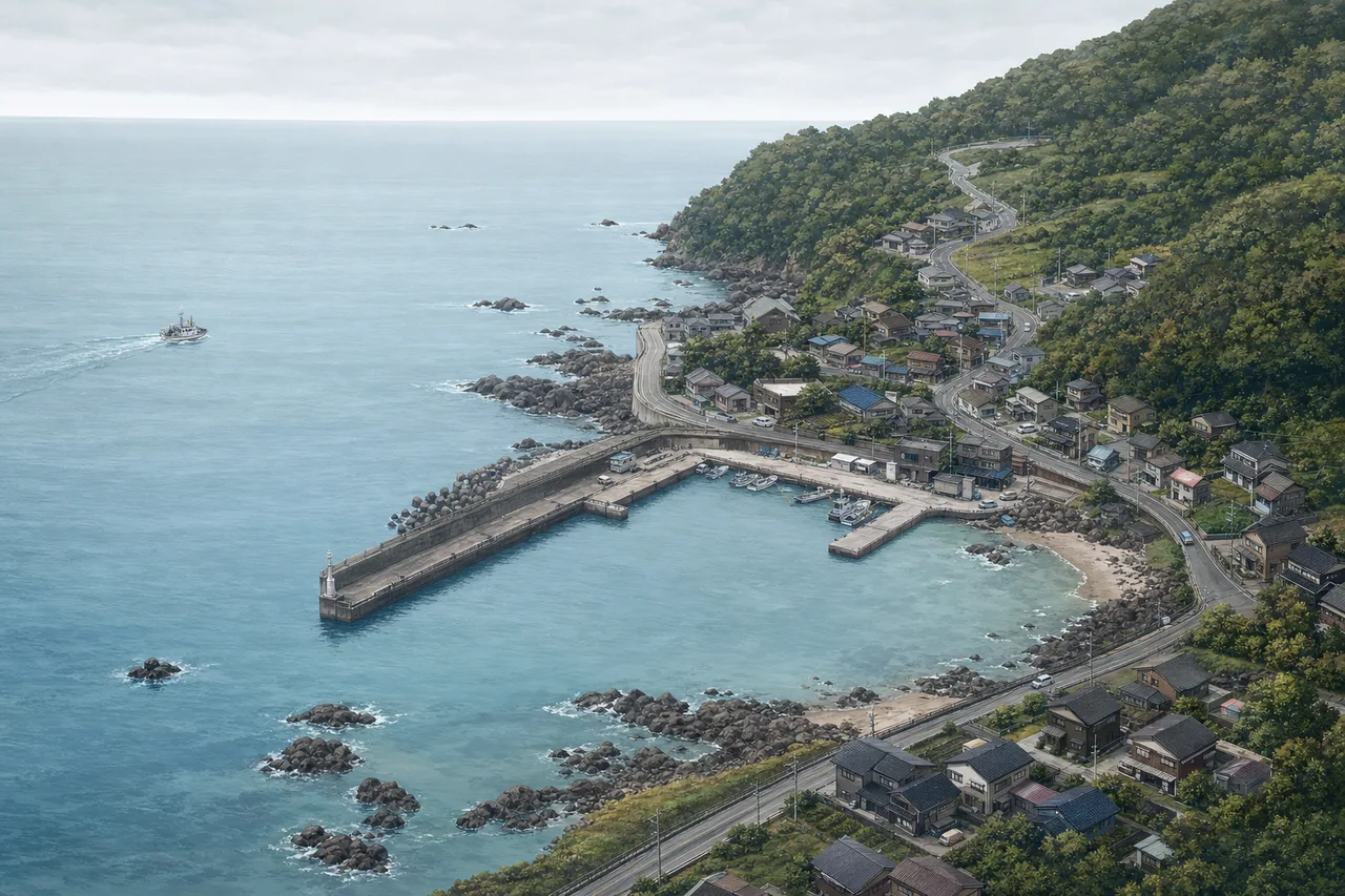 静かな海辺と空 0249。自然をテーマにした、広告・Web・記事制作に使いやすい素材です。