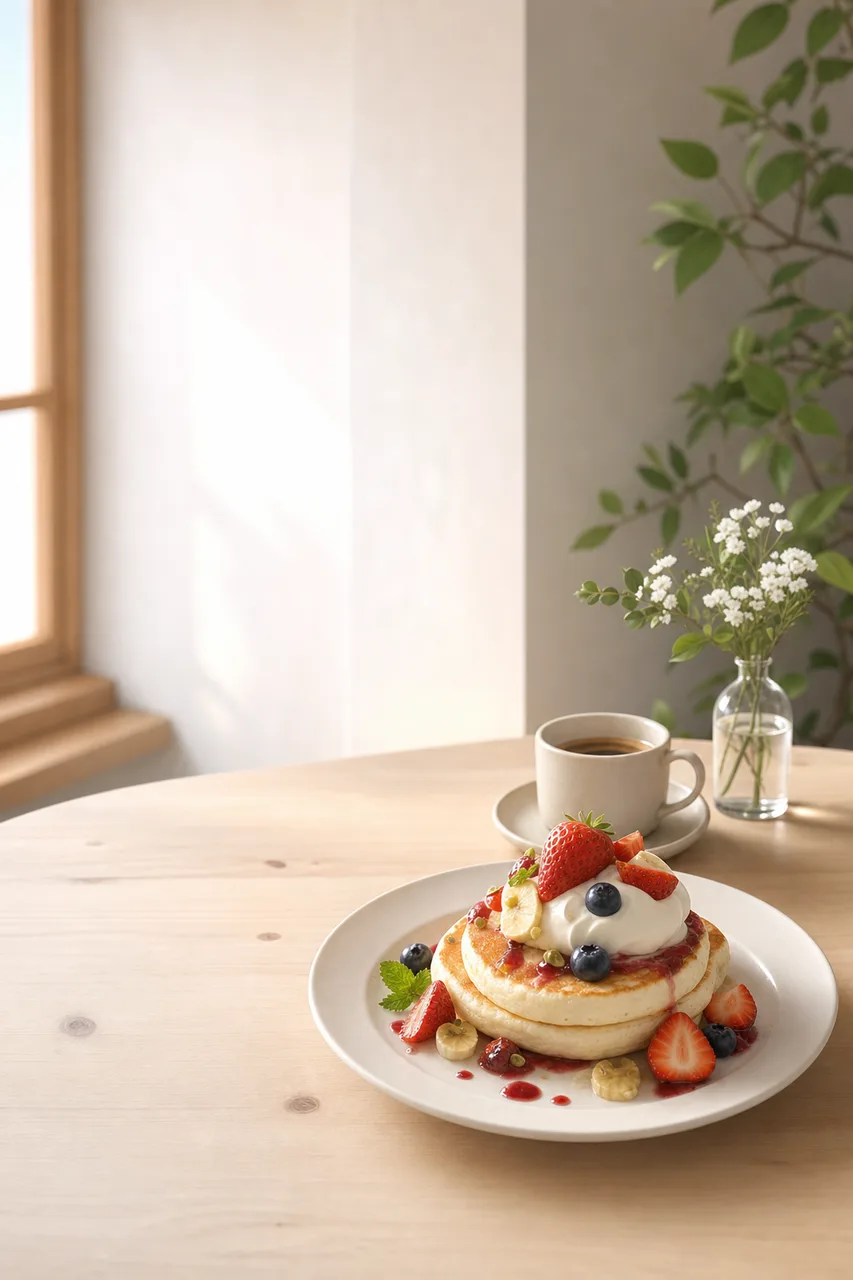 カフェのデザート 0272。食べ物をテーマにした、広告・Web・記事制作に使いやすい素材です。