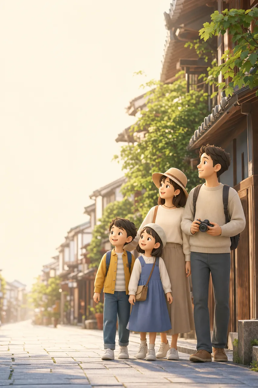 歴史ある街並みの観光 0274。旅行をテーマにした、広告・Web・記事制作に使いやすい素材です。