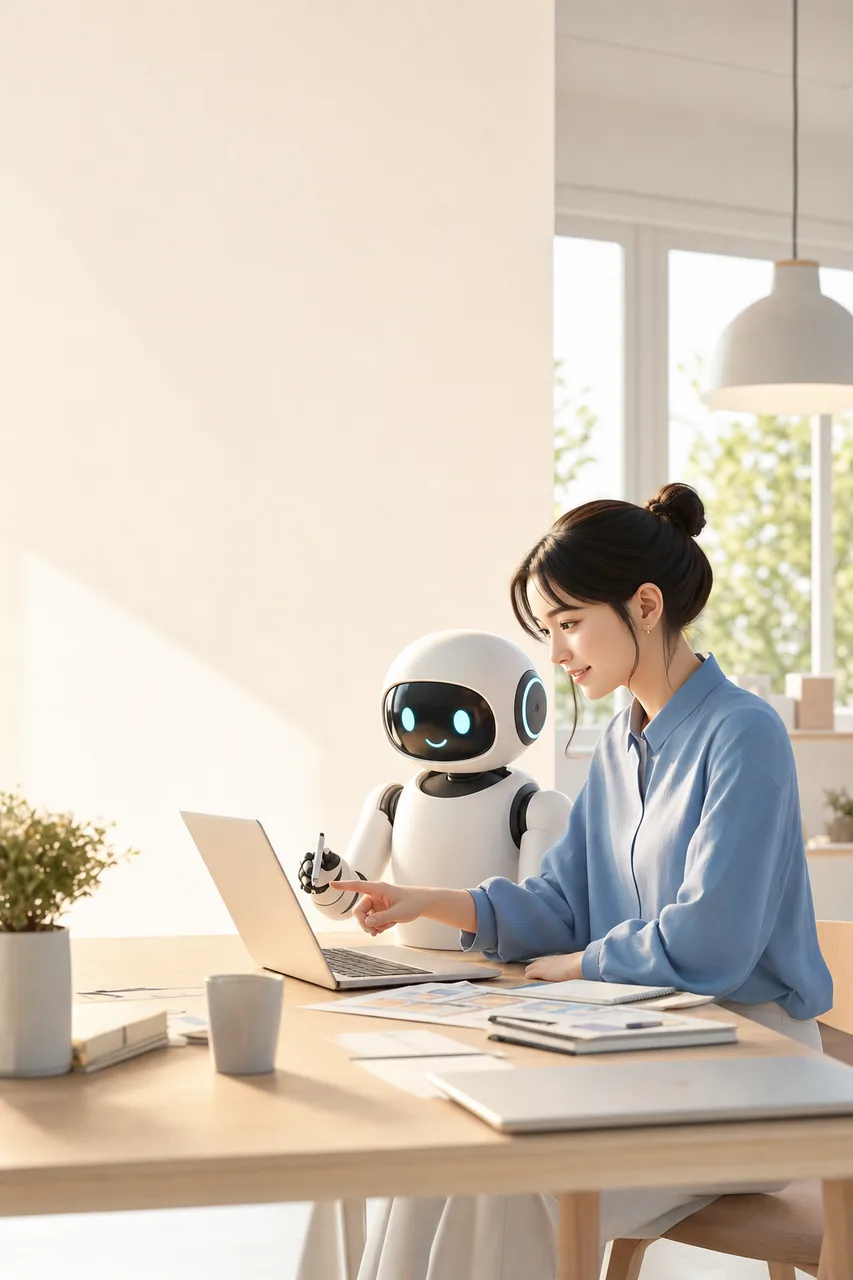 AIと人が協働する仕事 0275。テクノロジーをテーマにした、広告・Web・記事制作に使いやすい素材です。