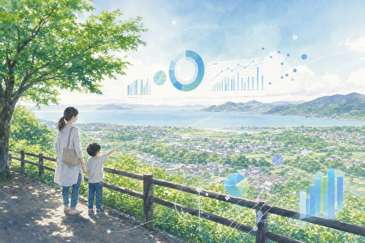 未来的なデータ可視化 0299。テクノロジーをテーマにした、広告・Web・記事制作に使いやすい素材です。