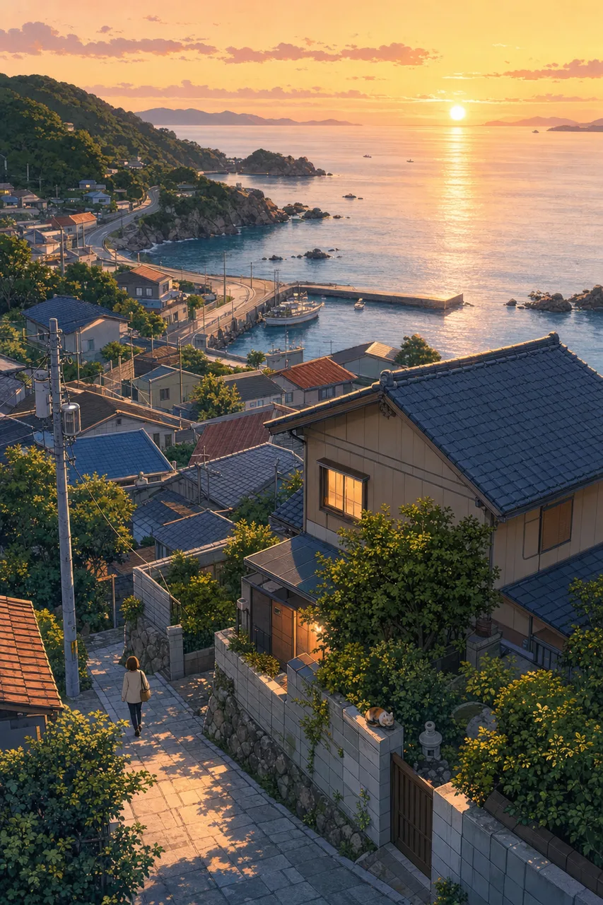 静かな海辺と空 0309。自然をテーマにした、広告・Web・記事制作に使いやすい素材です。