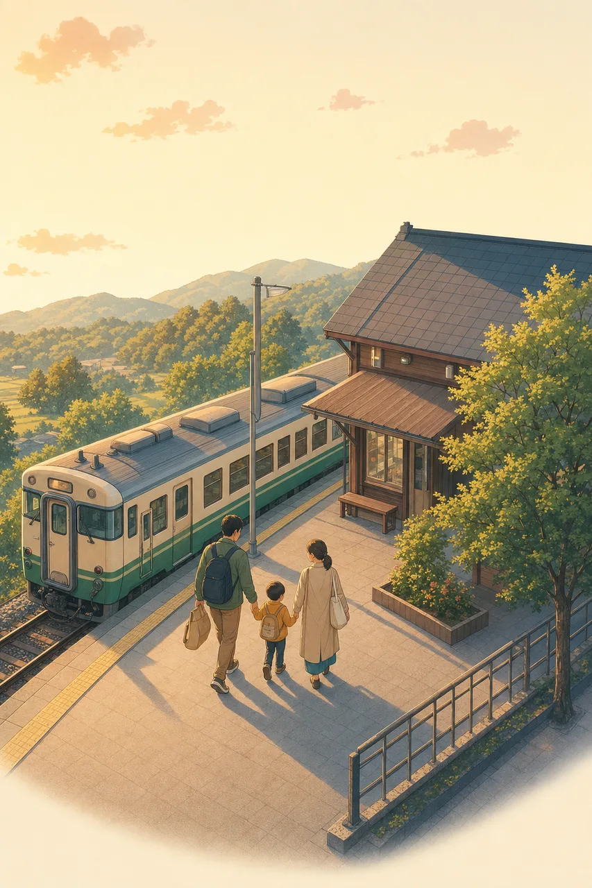 駅から始まる小旅行 0310。旅行をテーマにした、広告・Web・記事制作に使いやすい素材です。