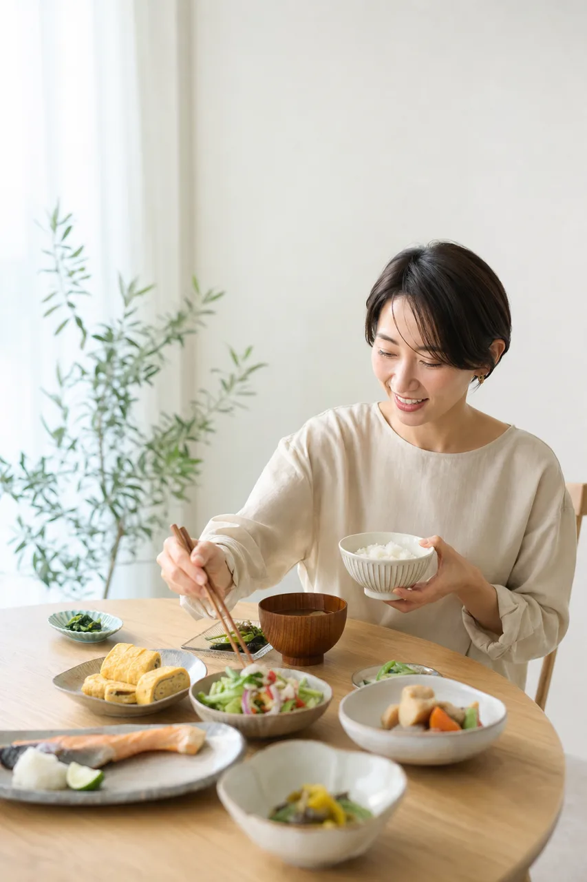 旬の和食の食卓 0344。食べ物をテーマにした、広告・Web・記事制作に使いやすい素材です。
