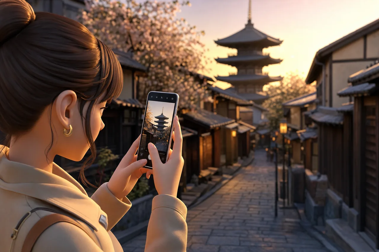 歴史ある街並みの観光 0394。旅行をテーマにした、広告・Web・記事制作に使いやすい素材です。