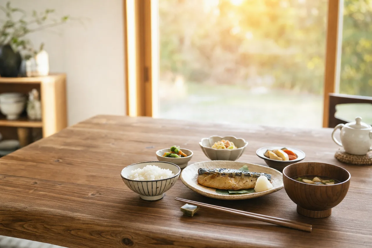 旬の和食の食卓 0404。食べ物をテーマにした、広告・Web・記事制作に使いやすい素材です。