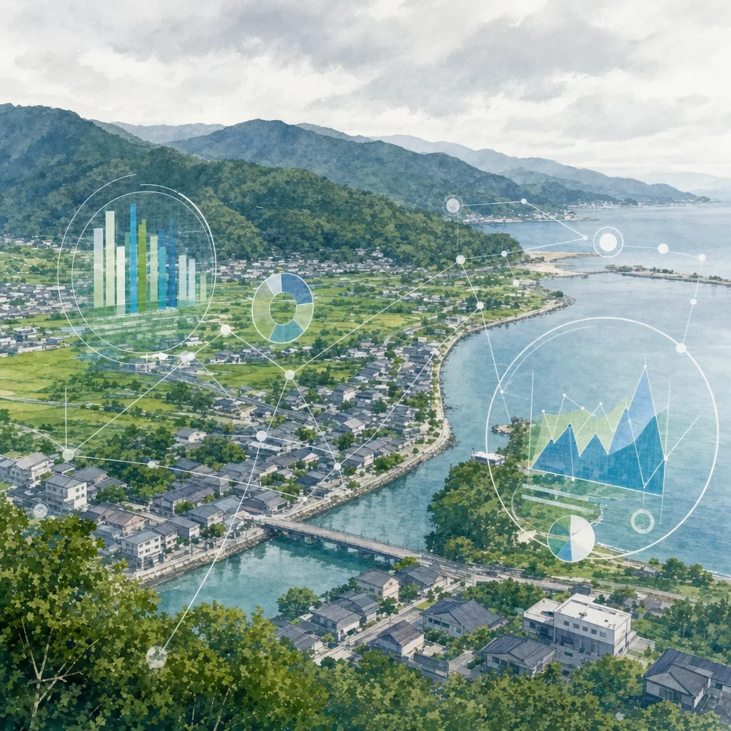 未来的なデータ可視化 0419。テクノロジーをテーマにした、広告・Web・記事制作に使いやすい素材です。