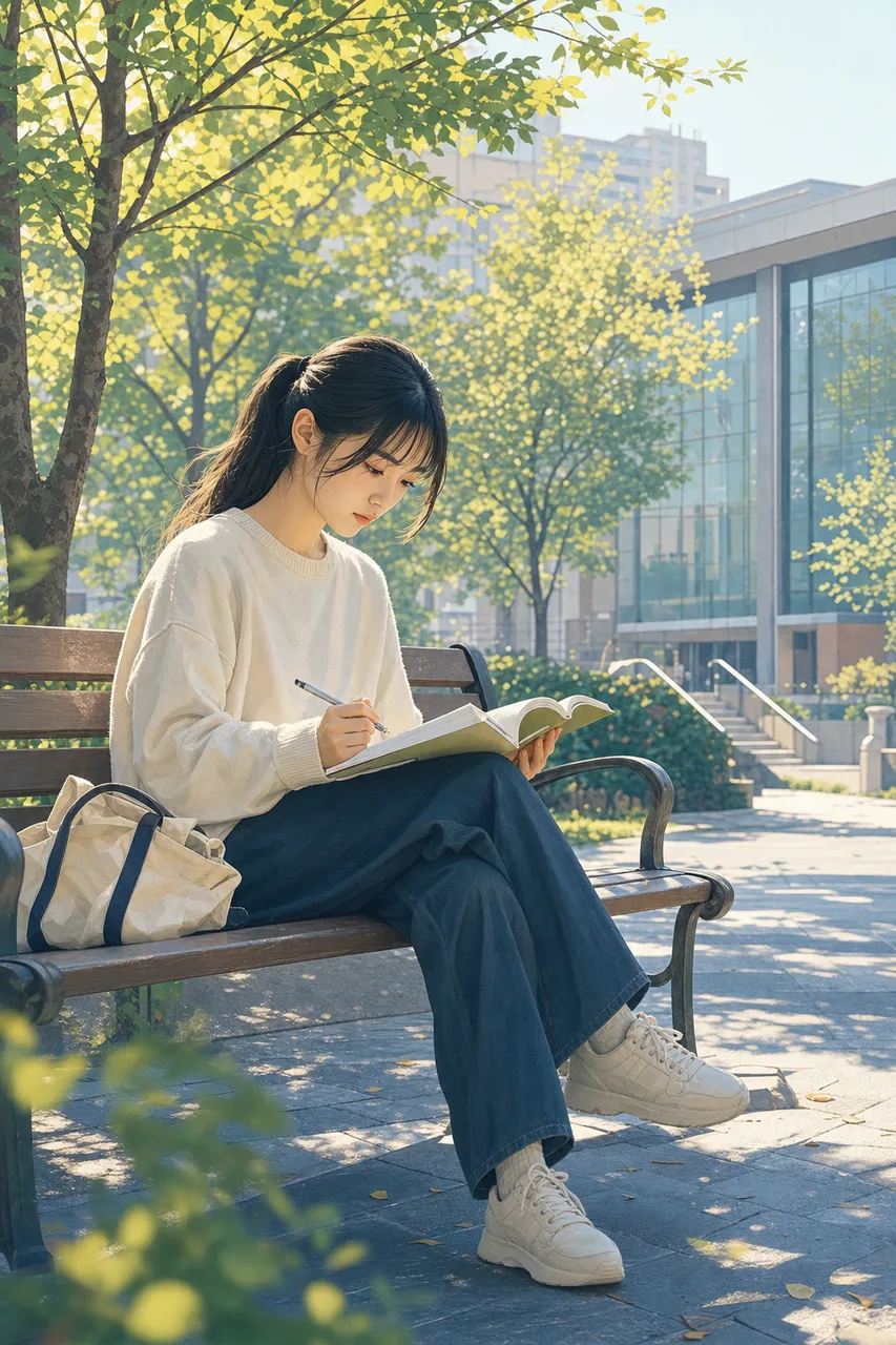 図書館で調べ物をする学生 0445。教育をテーマにした、広告・Web・記事制作に使いやすい素材です。