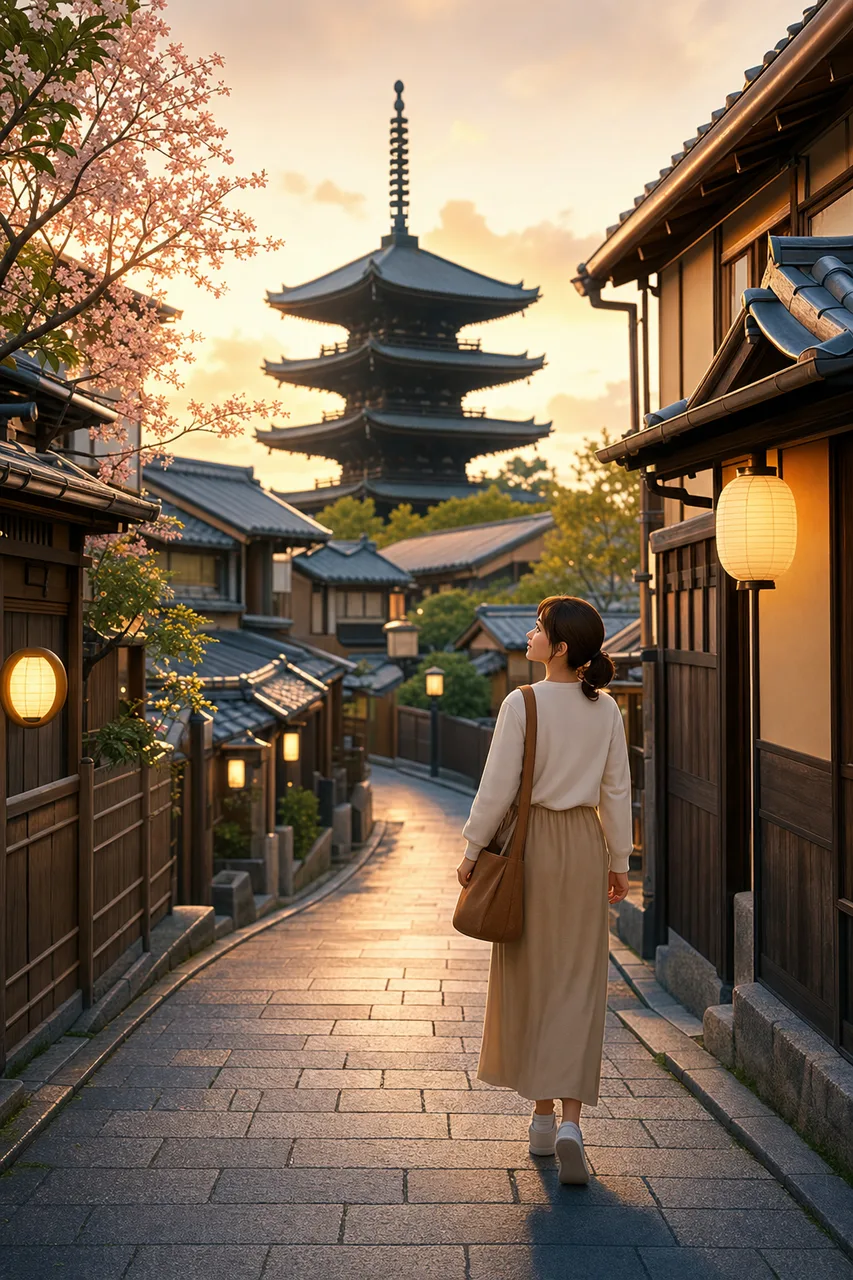歴史ある街並みの観光 0574。旅行をテーマにした、広告・Web・記事制作に使いやすい素材です。