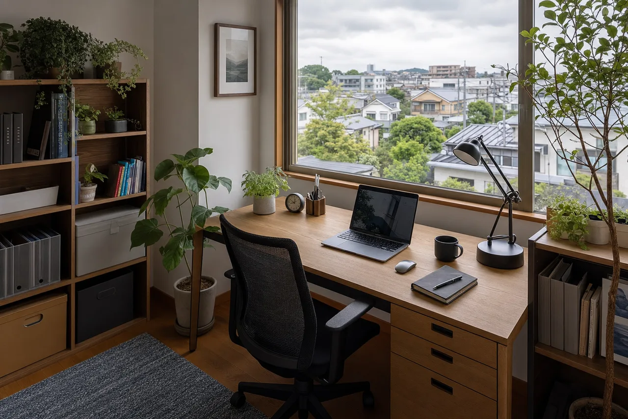 整ったワークスペース 0578。住宅・建築をテーマにした、広告・Web・記事制作に使いやすい素材です。
