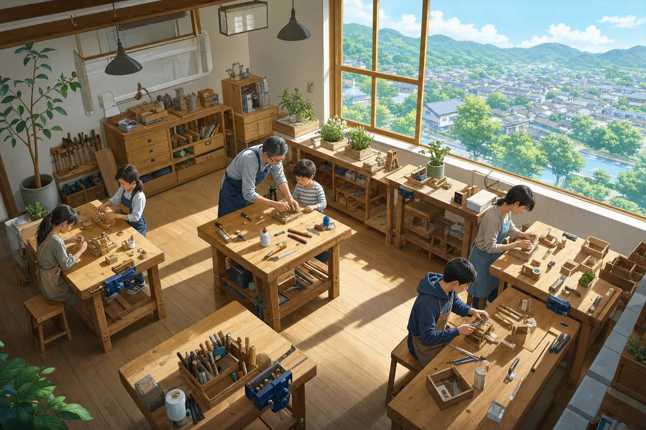 ものづくりを学ぶ教室 0637。教育をテーマにした、広告・Web・記事制作に使いやすい素材です。