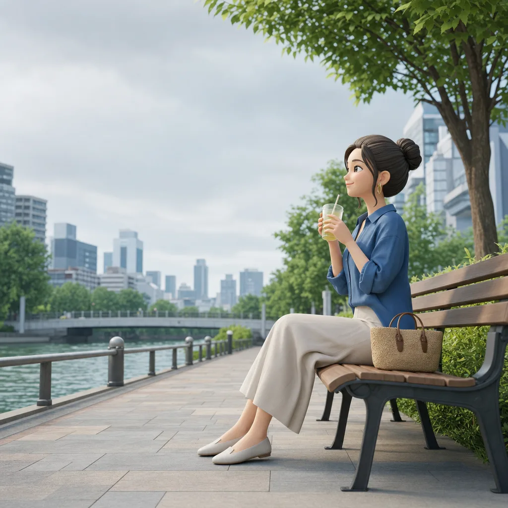 夏の涼やかな過ごし方 0664。季節・行事をテーマにした、広告・Web・記事制作に使いやすい素材です。