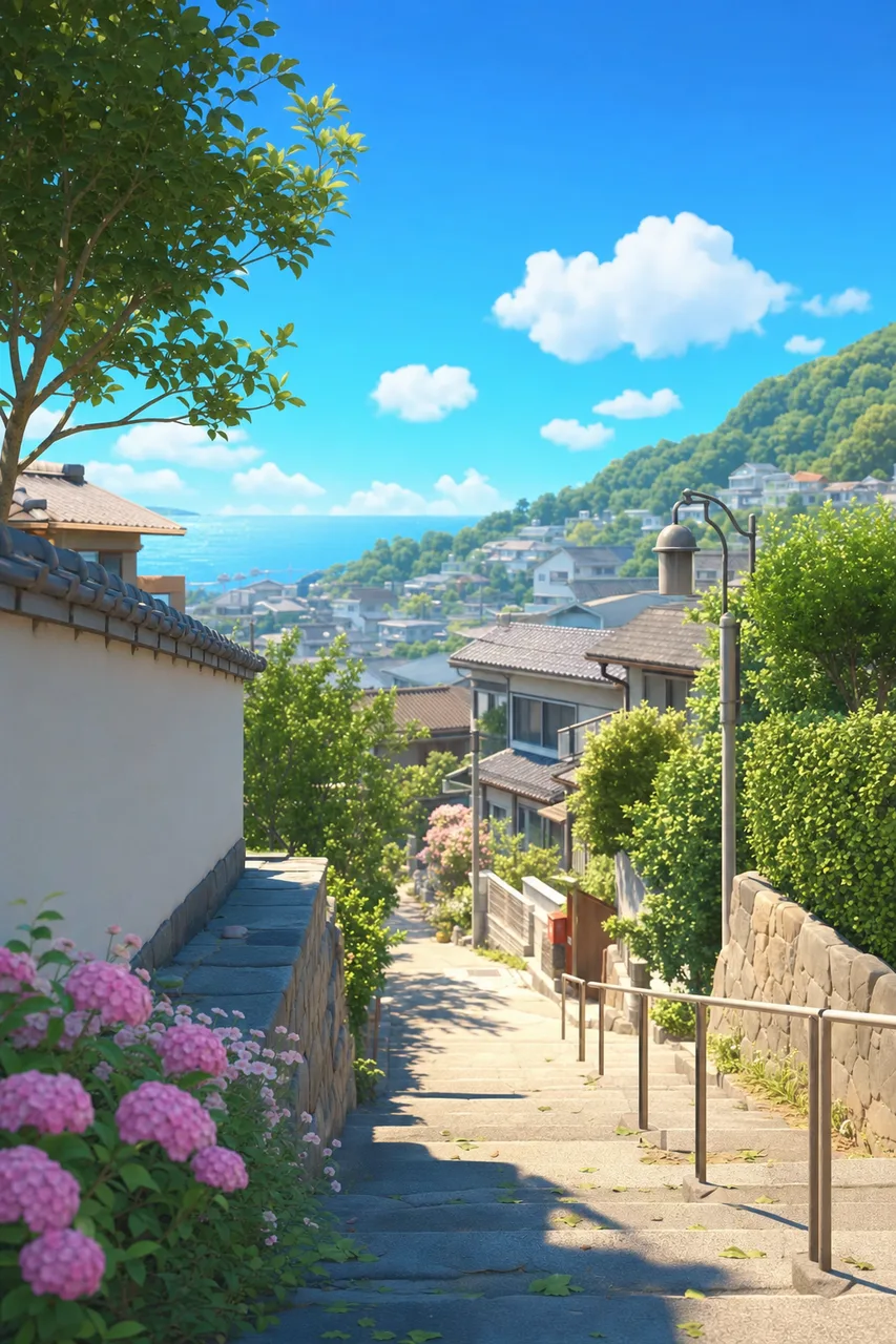 身近な草花のある景色 0693。自然をテーマにした、広告・Web・記事制作に使いやすい素材です。