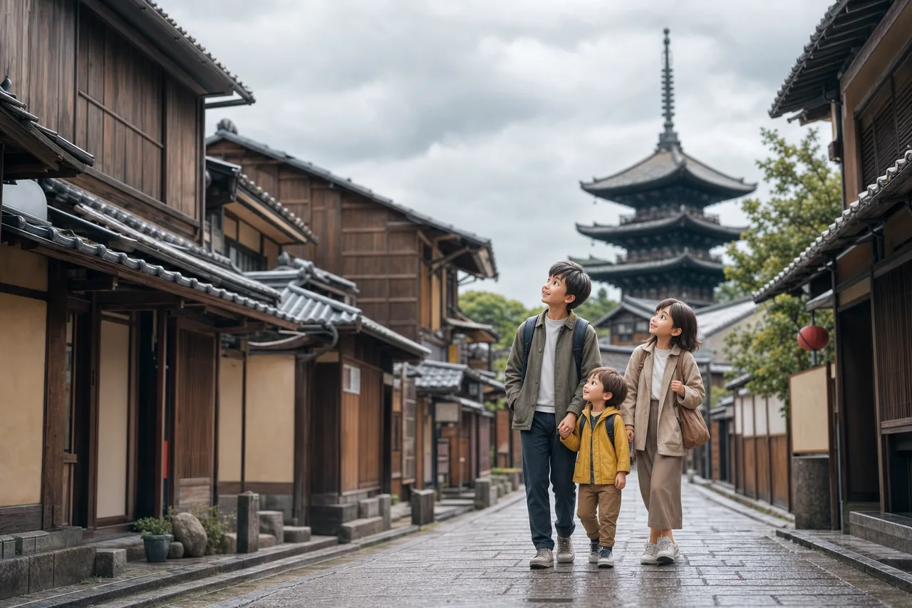 歴史ある街並みの観光 0754。旅行をテーマにした、広告・Web・記事制作に使いやすい素材です。