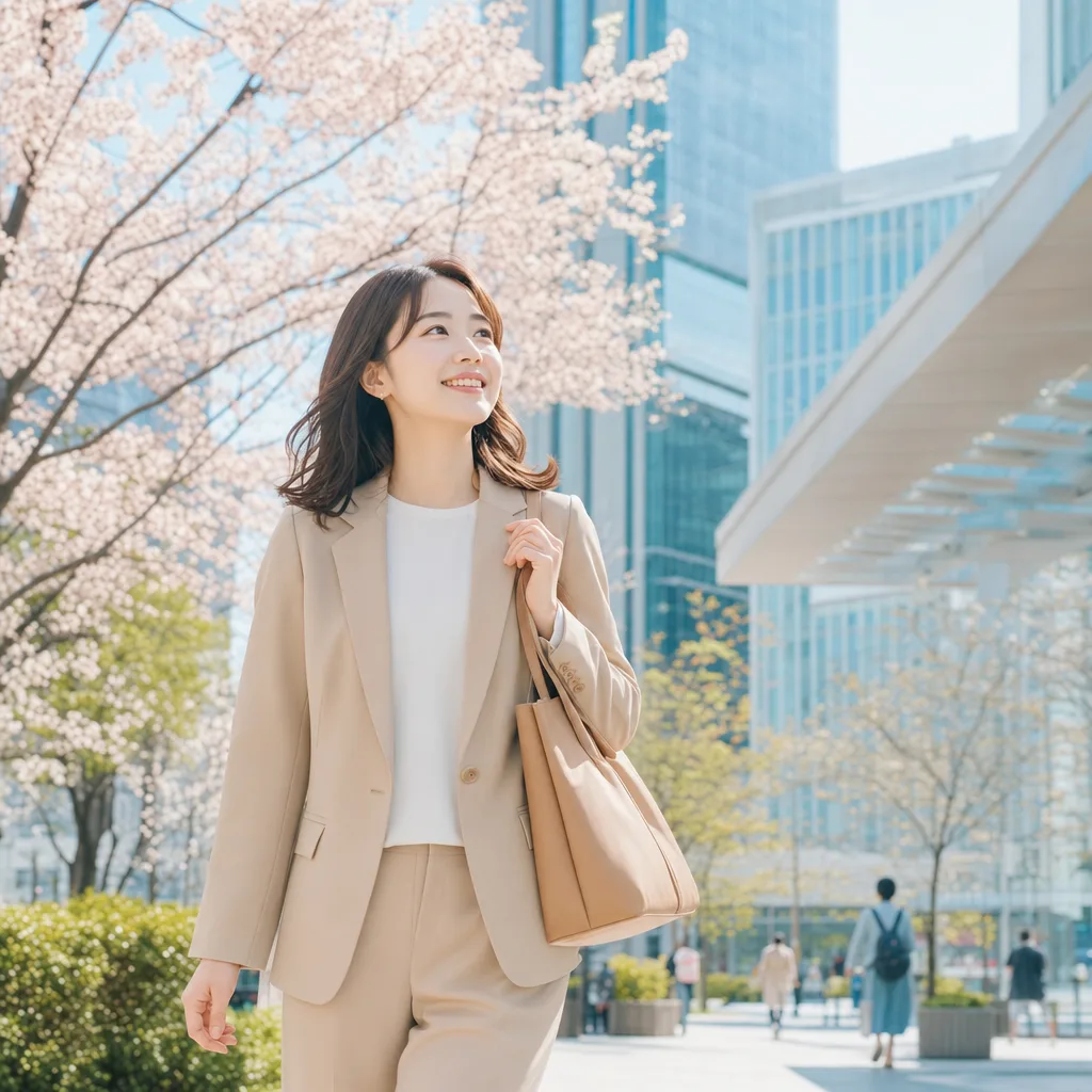 春の新生活 0772。季節・行事をテーマにした、広告・Web・記事制作に使いやすい素材です。