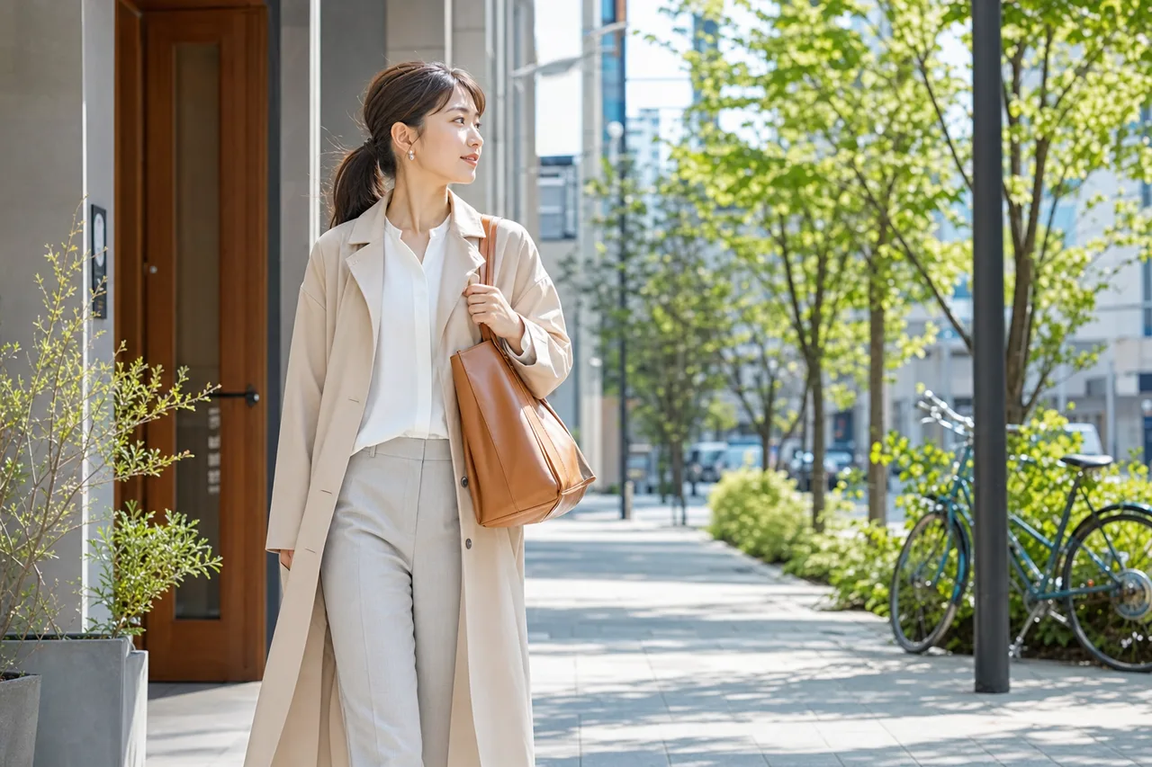 朝の身支度と日常 0775。ライフスタイルをテーマにした、広告・Web・記事制作に使いやすい素材です。