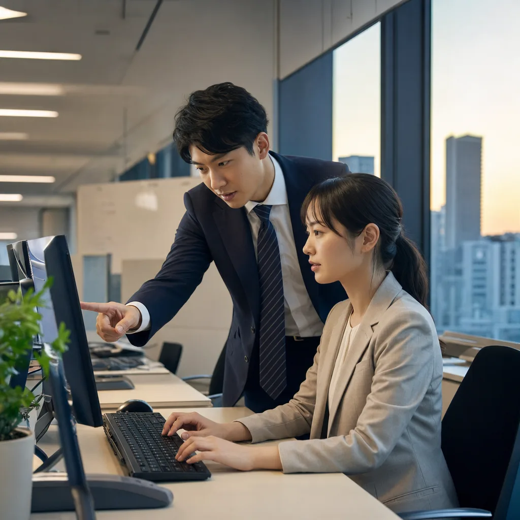 企業のサイバーセキュリティ対策（縦型コンテンツ用）。企業のサイバーセキュリティ対策をテーマに、縦型コンテンツ用として使いやすく構成した商用AI素材です。