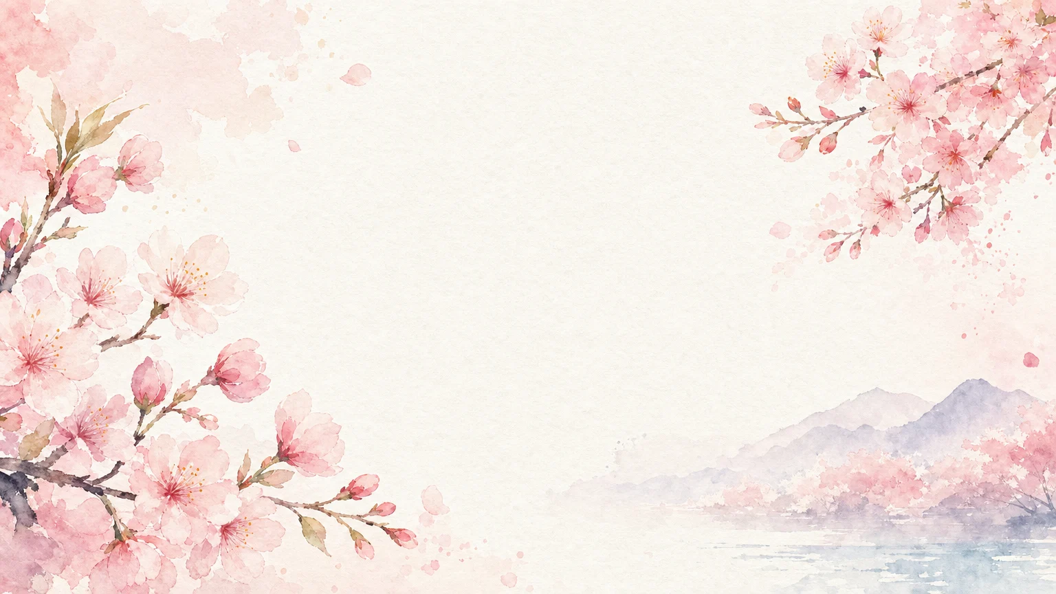 やさしい春の背景 02。やさしい春の背景をテーマにした、商用制作で使いやすいAI素材です。