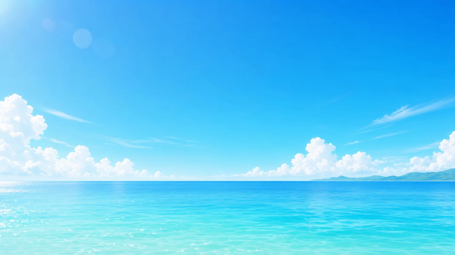 爽やかな夏の背景 05。爽やかな夏の背景をテーマにした、商用制作で使いやすいAI素材です。
