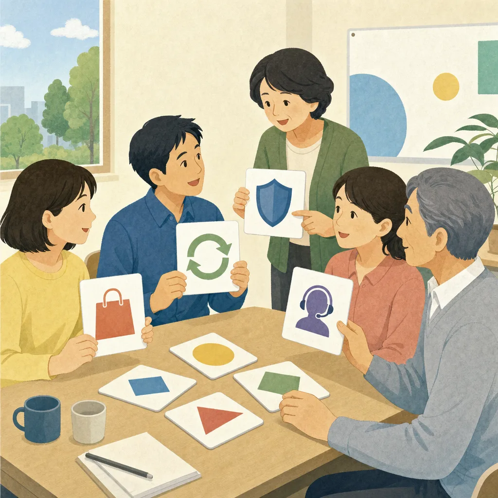 消費者の権利を学ぶ日本人（編集記事向け）。消費者教育、消費者の権利、契約トラブル予防、クーリングオフの記事や案内に使える商用素材です。