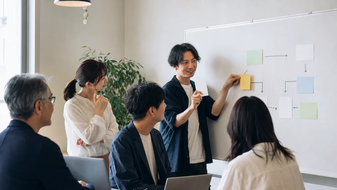 オープンソースを語る日本人開発者（横長・コピースペース）。オープンソース、開発者コミュニティ、勉強会、ソフトウェア開発の記事や案内に使える商用素材です。