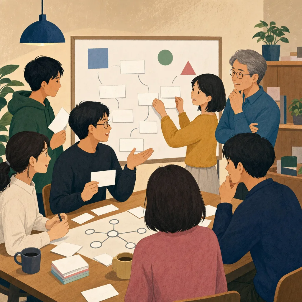 オープンソースを語る日本人開発者（編集記事向け）。オープンソース、開発者コミュニティ、勉強会、ソフトウェア開発の記事や案内に使える商用素材です。