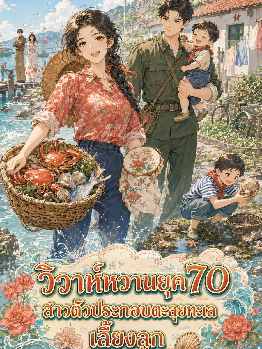 ปก วิวาห์หวานยุค 70 สาวตัวประกอบตะลุยทะเลเลี้ยงลูก