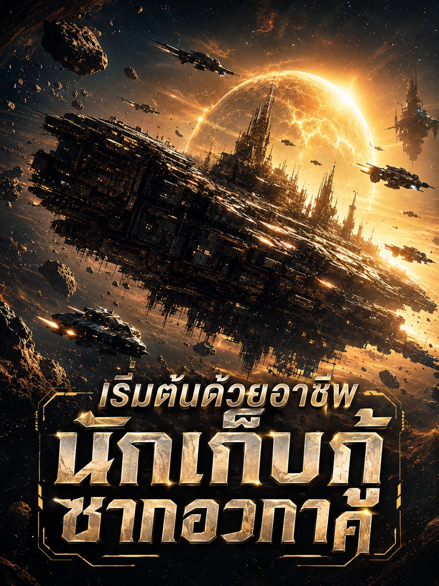 ปก เริ่มต้นด้วยอาชีพนักเก็บกู้ซากอวกาศ