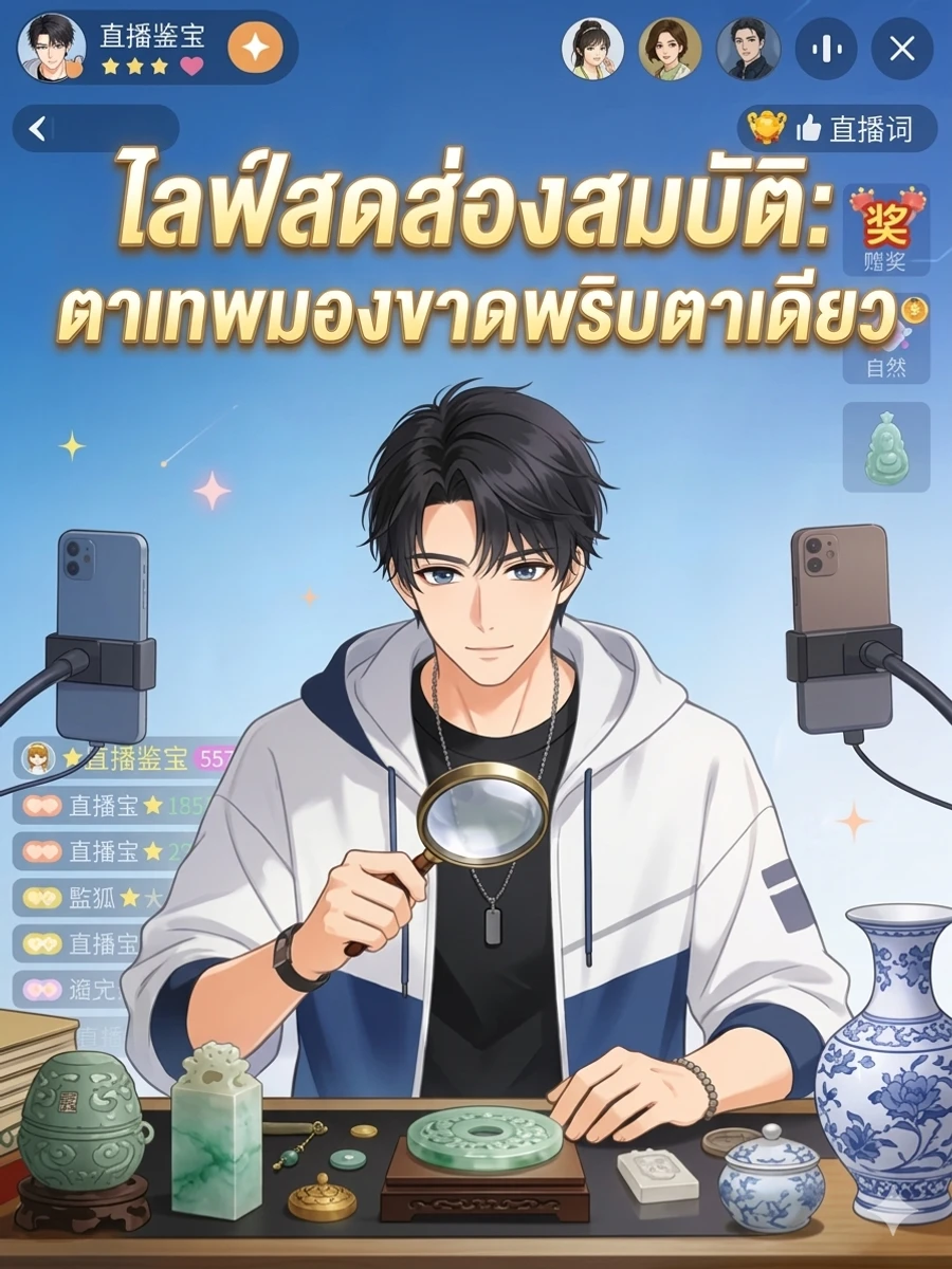 ปก ไลฟ์สดส่องสมบัติ: ตาเทพมองขาดพริบตาเดียว