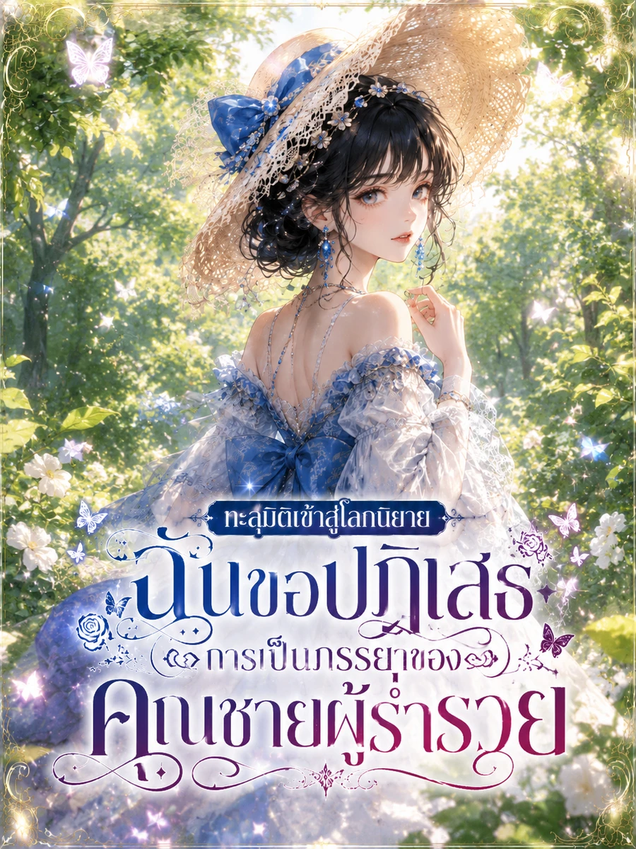 ปก (จบ) ทะลุมิติเข้าสู่โลกนิยาย ฉันขอปฏิเสธการเป็นภรรยาของคุณชายผู้ร่ํารวย