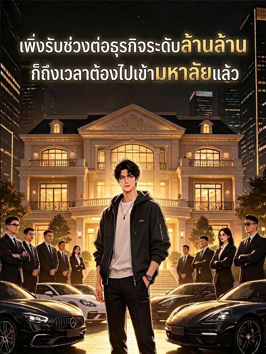 ปก เพิ่งรับช่วงต่อธุรกิจระดับล้านล้าน ก็ถึงเวลาต้องไปเข้ามหาลัยแล้ว