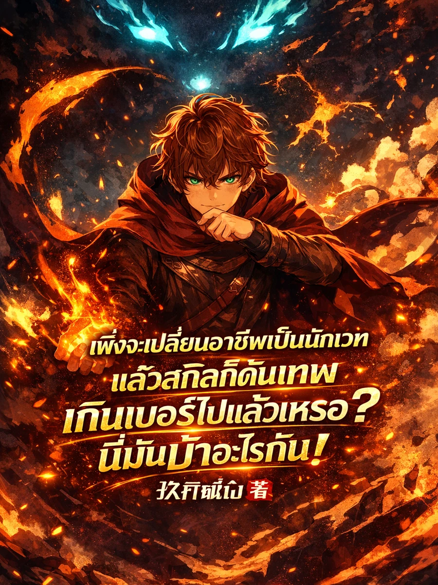 ปก เพิ่งจะเปลี่ยนอาชีพเป็นนักเวท แล้วสกิลก็ดันเทพเกินเบอร์ไปแล้วเหรอ? นี่มันบ้าอะไรกัน!