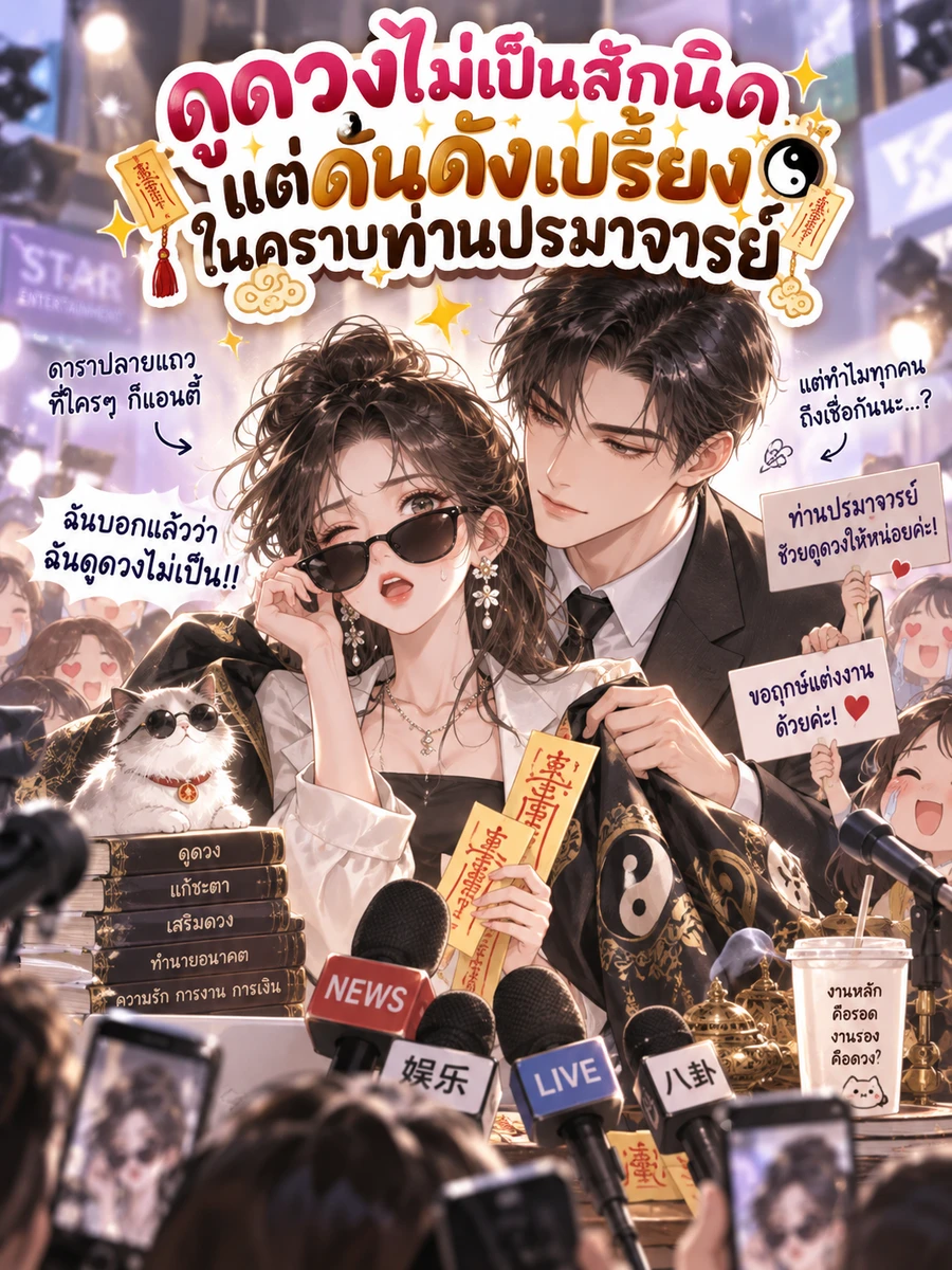 ปก ดูดวงไม่เป็นสักนิด แต่ดันดังเปรี้ยงในคราบท่านปรมาจารย์