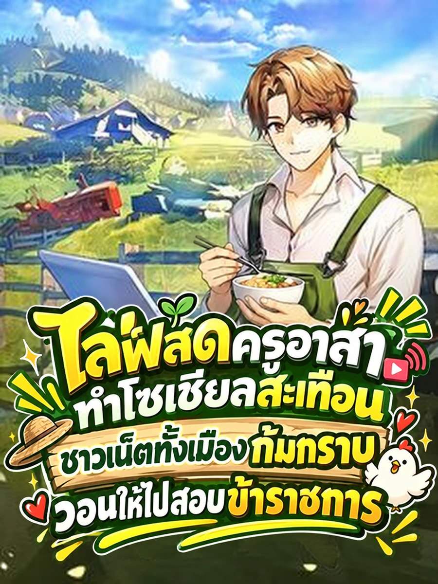 ปก ไลฟ์สดครูอาสาทําโซเชียลสะเทือน: ชาวเน็ตทั้งเมืองก้มกราบวอนให้ไปสอบข้าราชการ