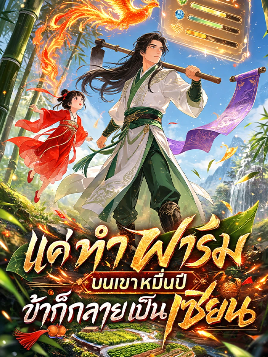ปก แค่ทําฟาร์มบนเขาหมื่นปี ข้าก็กลายเป็นเซียน