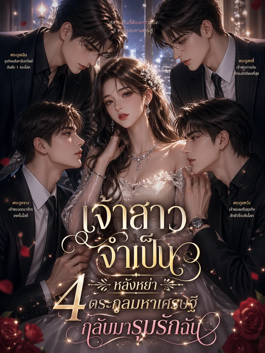 ปก เจ้าสาวจําเป็น หลังหย่า 4 ตระกูลมหาเศรษฐี กลับมารุมรักฉัน
