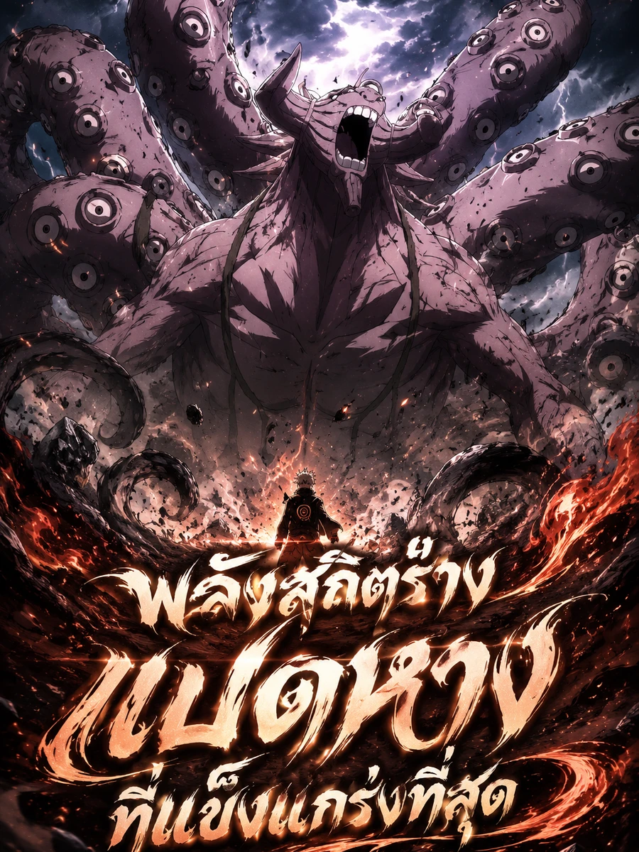 ปก พลังสถิตร่างแปดหางที่แข็งแกร่งที่สุด