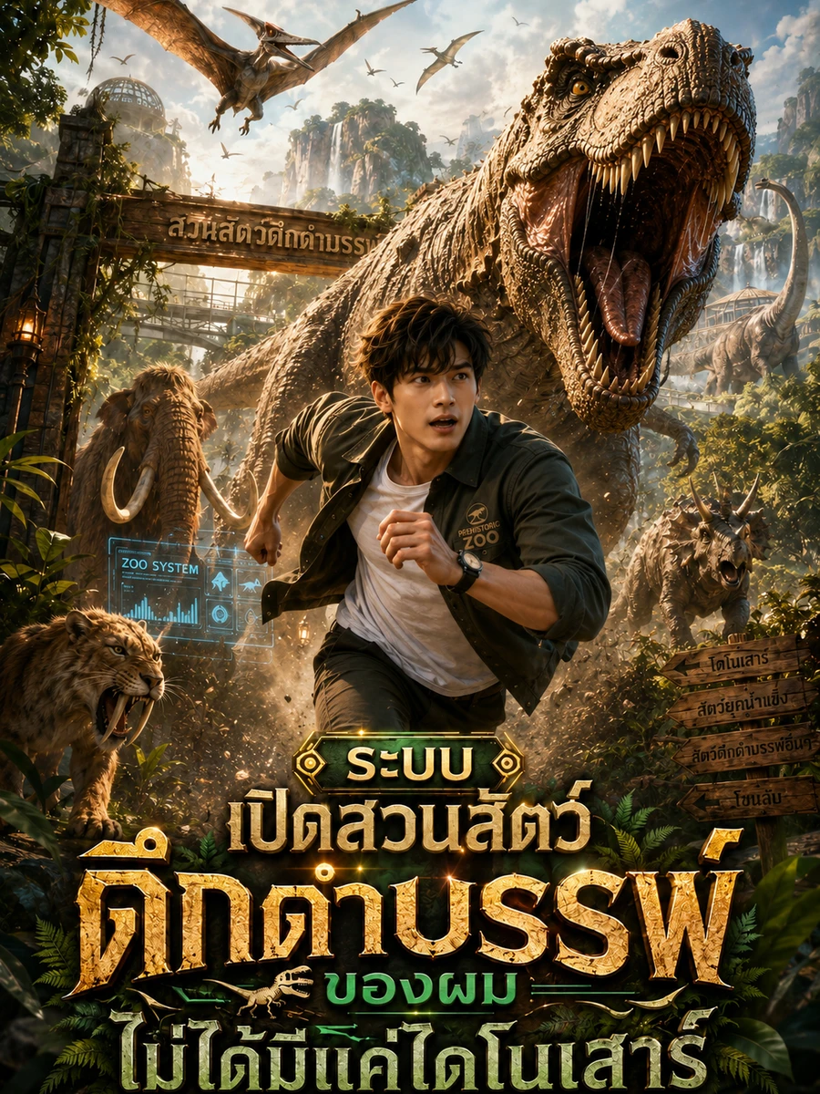ปก ระบบเปิดสวนสัตว์ดึกดําบรรพ์ของผม ไม่ได้มีแค่ไดโนเสาร์