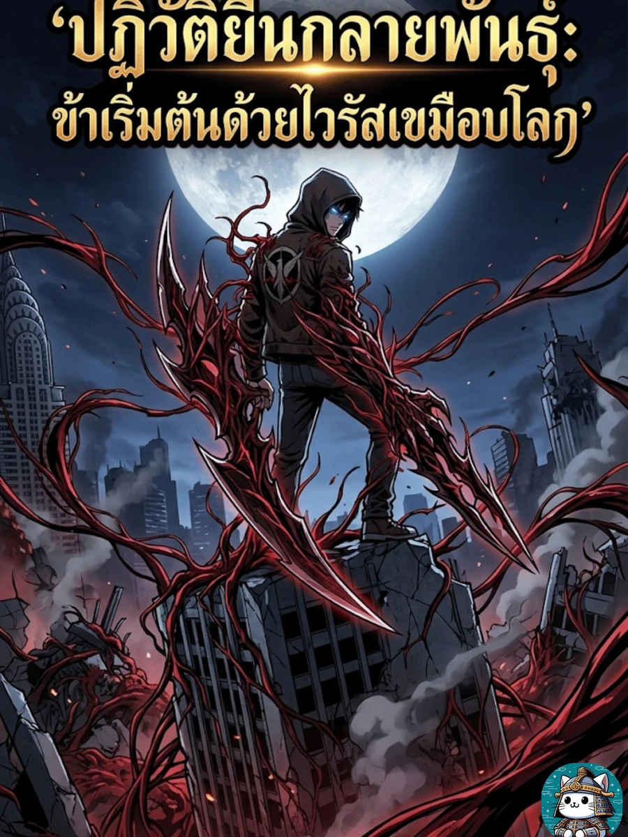 ปก ปฏิวัติยีนกลายพันธุ์: ข้าเริ่มต้นด้วยไวรัสเขมือบโลก