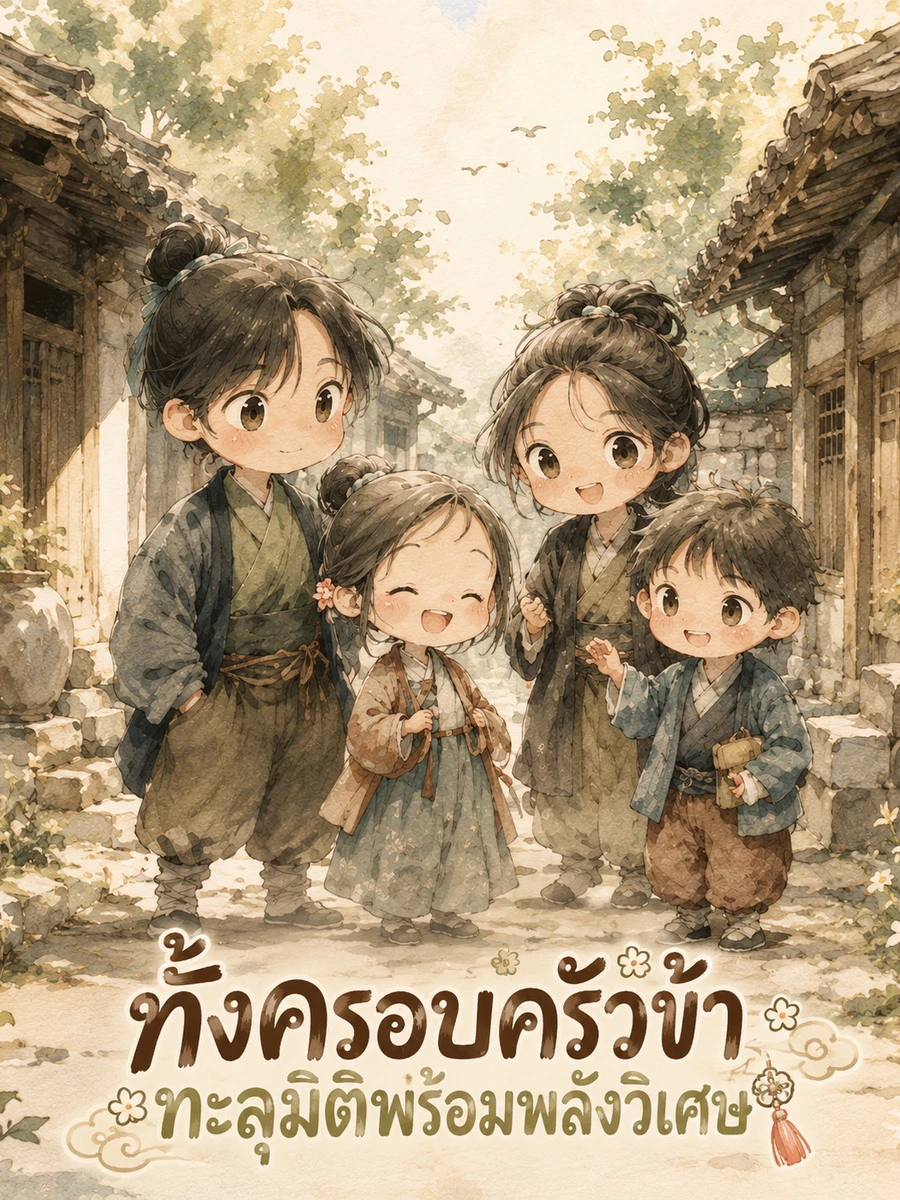 ปก ทั้งครอบครัวข้าทะลุมิติพร้อมพลังวิเศษ