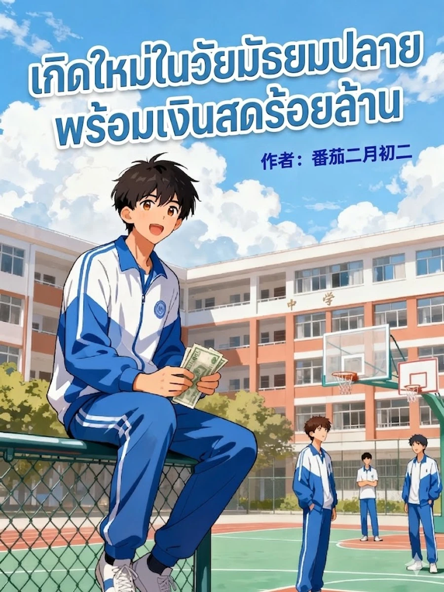 ปก เกิดใหม่ในวัยมัธยมปลายพร้อมเงินสดร้อยล้าน