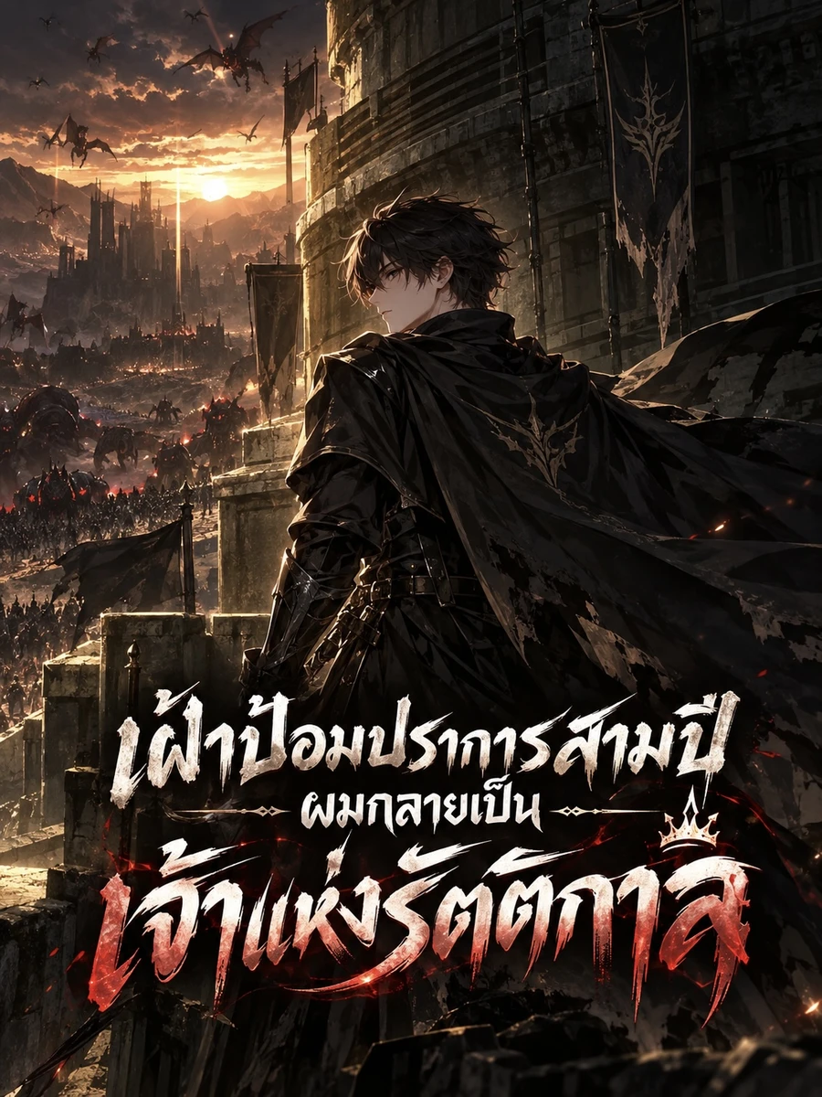 ปก เฝ้าป้อมปราการสามปี ผมกลายเป็นเจ้าแห่งรัตติกาล