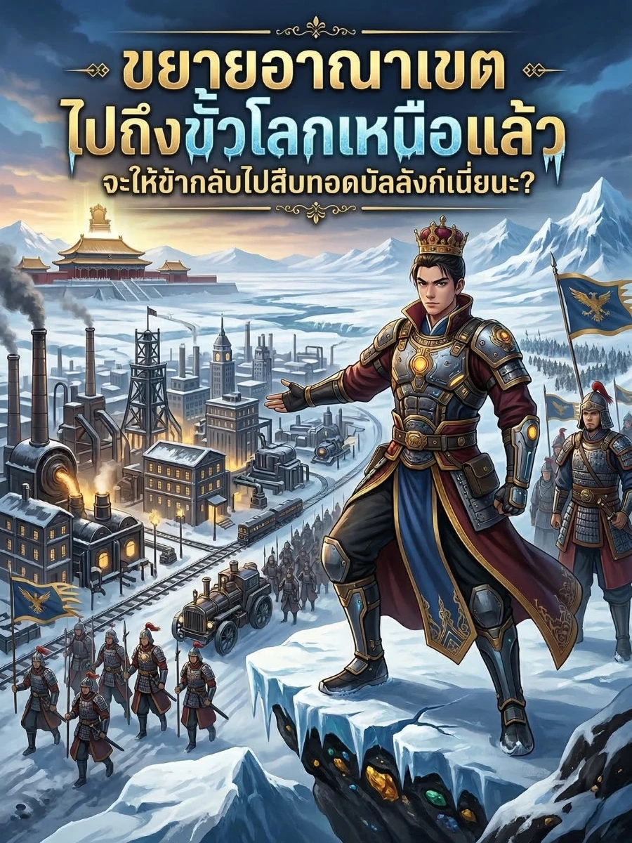 ปก ขยายอาณาเขตไปถึงขั้วโลกเหนือแล้ว จะให้ข้ากลับไปสืบทอดบัลลังก์เนี่ยนะ?