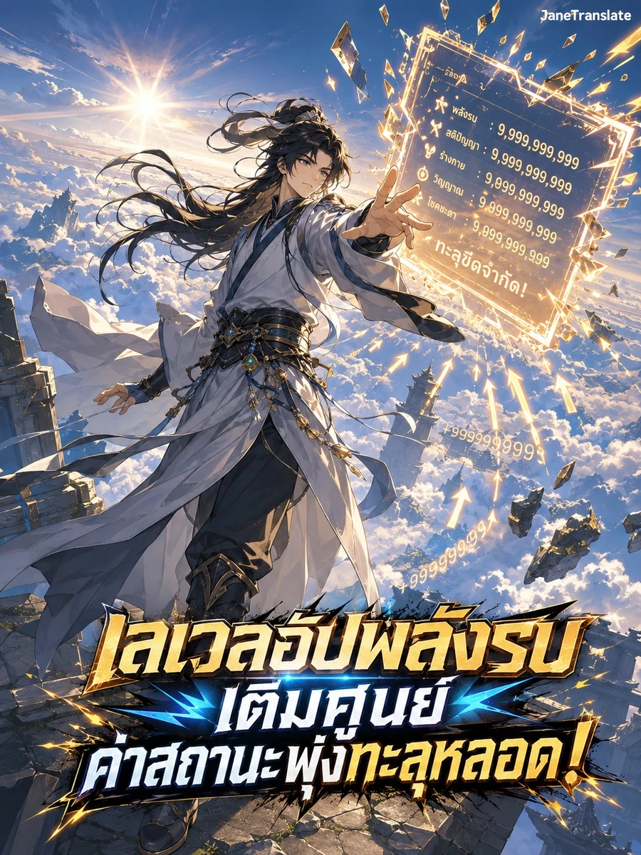 ปก เลเวลอัปพลังรบเติมศูนย์ ค่าสถานะพุ่งทะลุหลอด!
