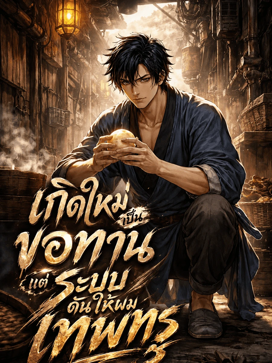 ปก [จบแล้ว] เกิดใหม่เป็นขอทาน แต่ระบบดันให้ผมเทพทรู