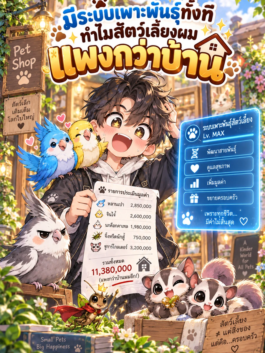 ปก มีระบบเพาะพันธุ์ทั้งที ทําไมสัตว์เลี้ยงผมแพงกว่าบ้าน