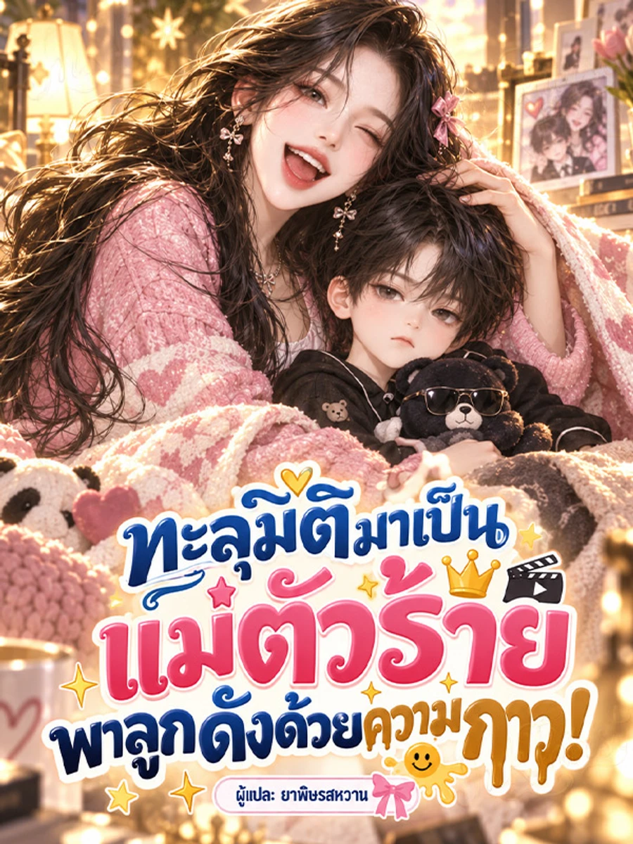 ปก ทะลุมิติมาเป็นแม่ตัวร้าย พาลูกดังด้วยความกาว!