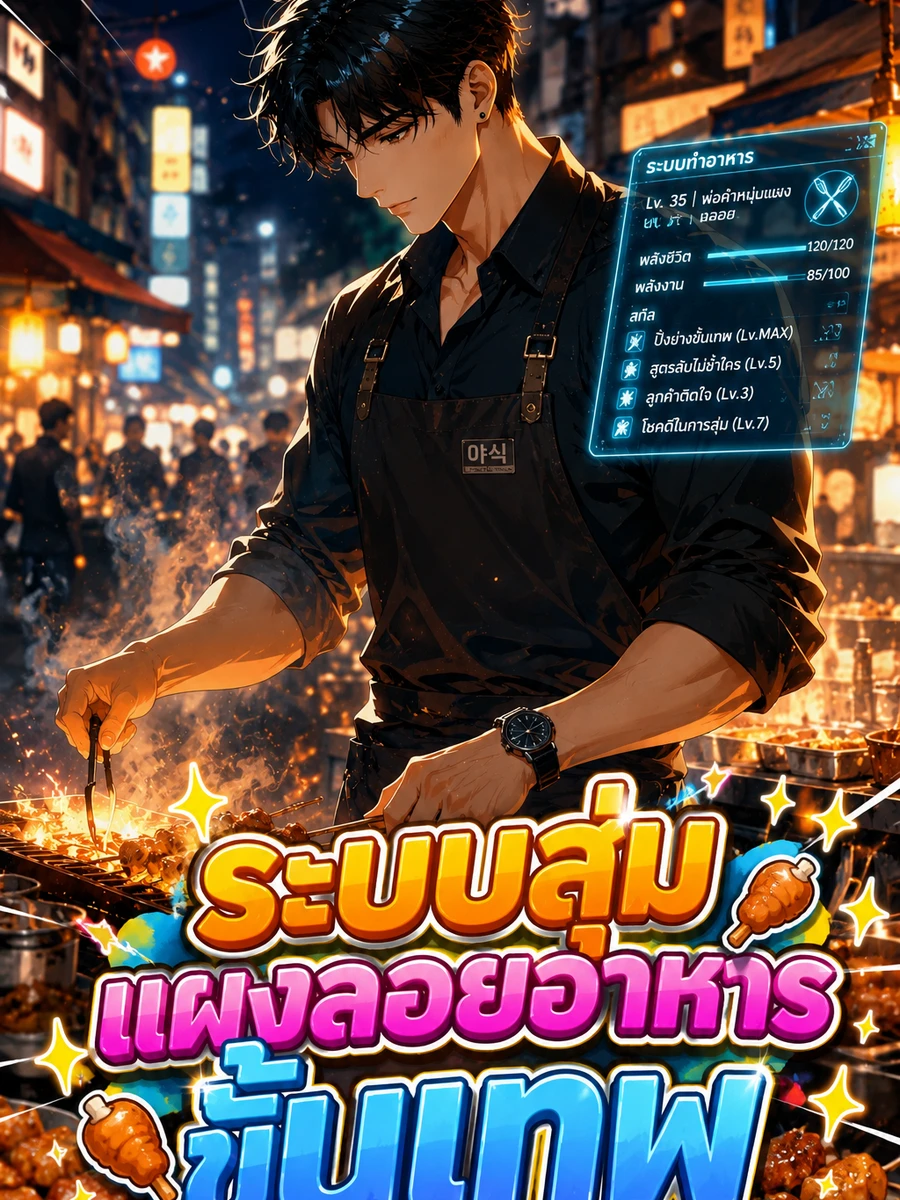 ปก ระบบสุ่มแผงลอยอาหารขั้นเทพ