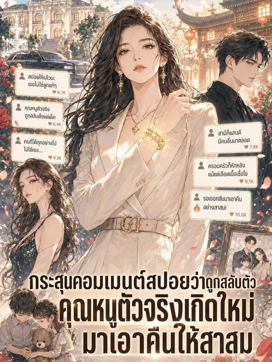 ปก [จบแล้ว] กระสุนคอมเมนต์สปอยว่าถูกสลับตัว คุณหนูตัวจริงเกิดใหม่เพื่อเอาคืนให้สาสม