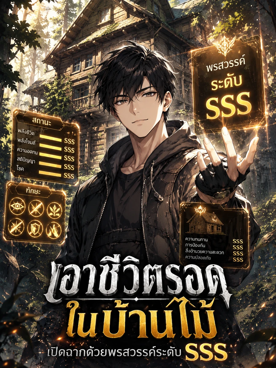 ปก เอาชีวิตรอดในบ้านไม้: เปิดฉากด้วยพรสวรรค์ระดับ SSS